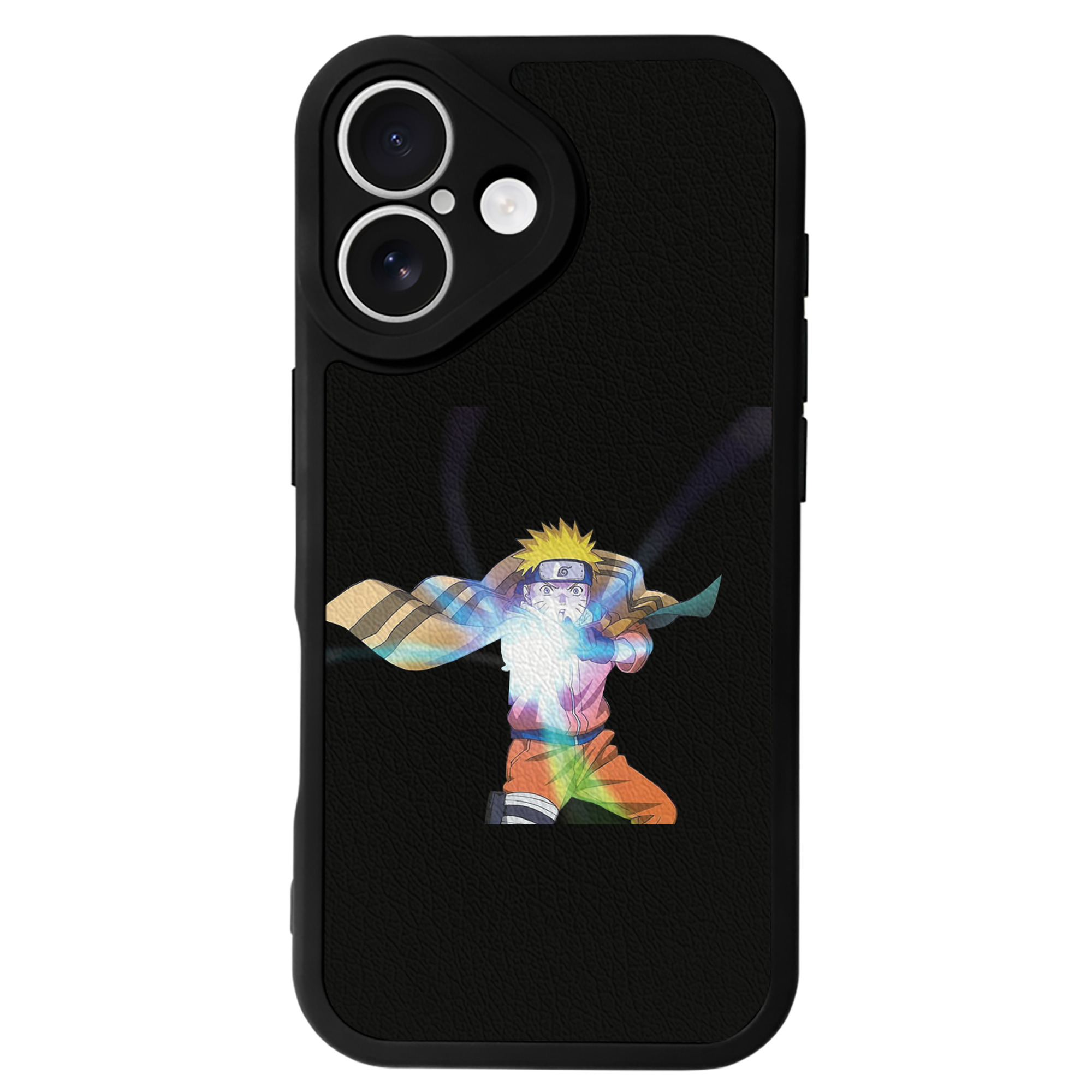 （画像用） NARUTO -ナルト- うずまき ナルト Uzumaki Naruto 【iPhone 16シリーズ対応】シリコンスマホケース（レザー調） 材質：シリコン